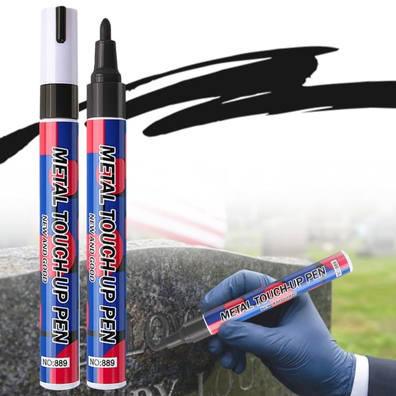 Paint Marker, Waterproof Permanent Markers for Stone, Metal, Glass & Plastic, Weatherproof Quick-Drying Pens for DIY Crafts, Industrial Marking and All-Purpose Surface Use