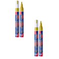 thumbnail image 1 of Paint Markers Oil Based Paint Pens Metallic Permanent Paint Markers Medium Tip Waterproof Quick Dry Fade Resistant Marker Pen for Metal, Wood, Rock, Glass, Plastic, Rubber, 5.59"x0.59", Gold, 1 of 9