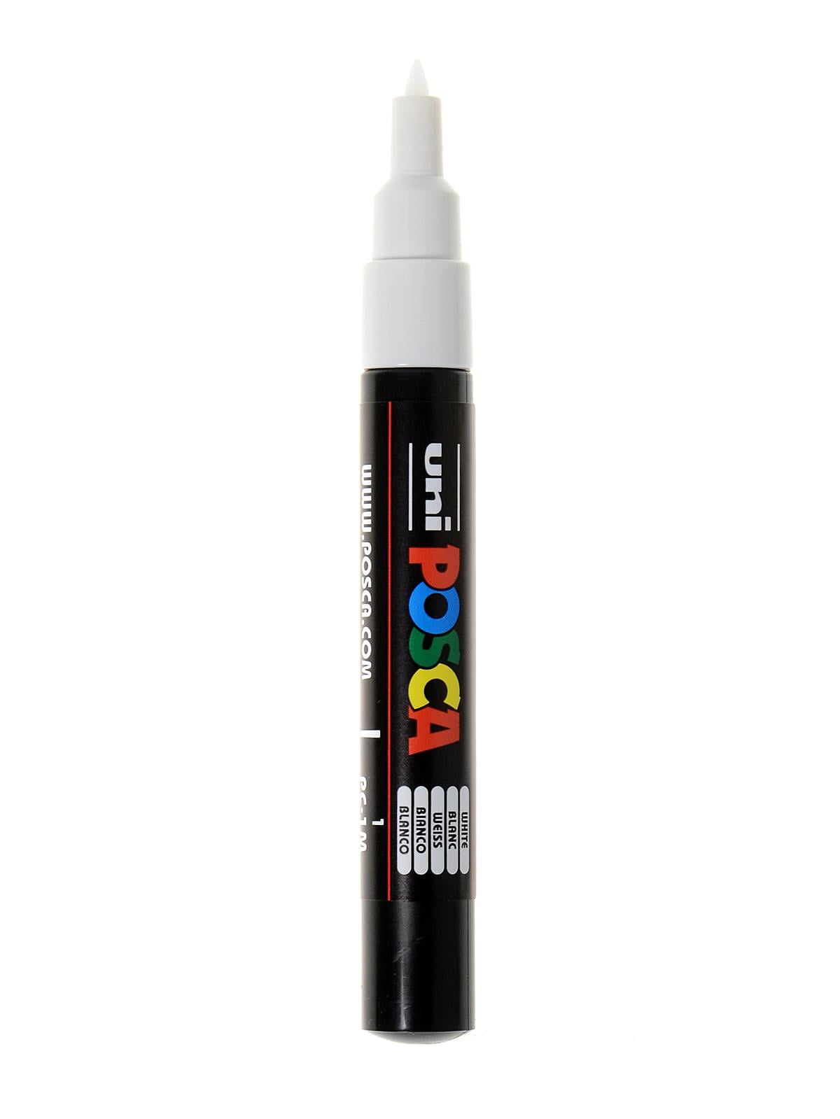 Paint Markers PC-1MC, extra fine, white (pack of 12)