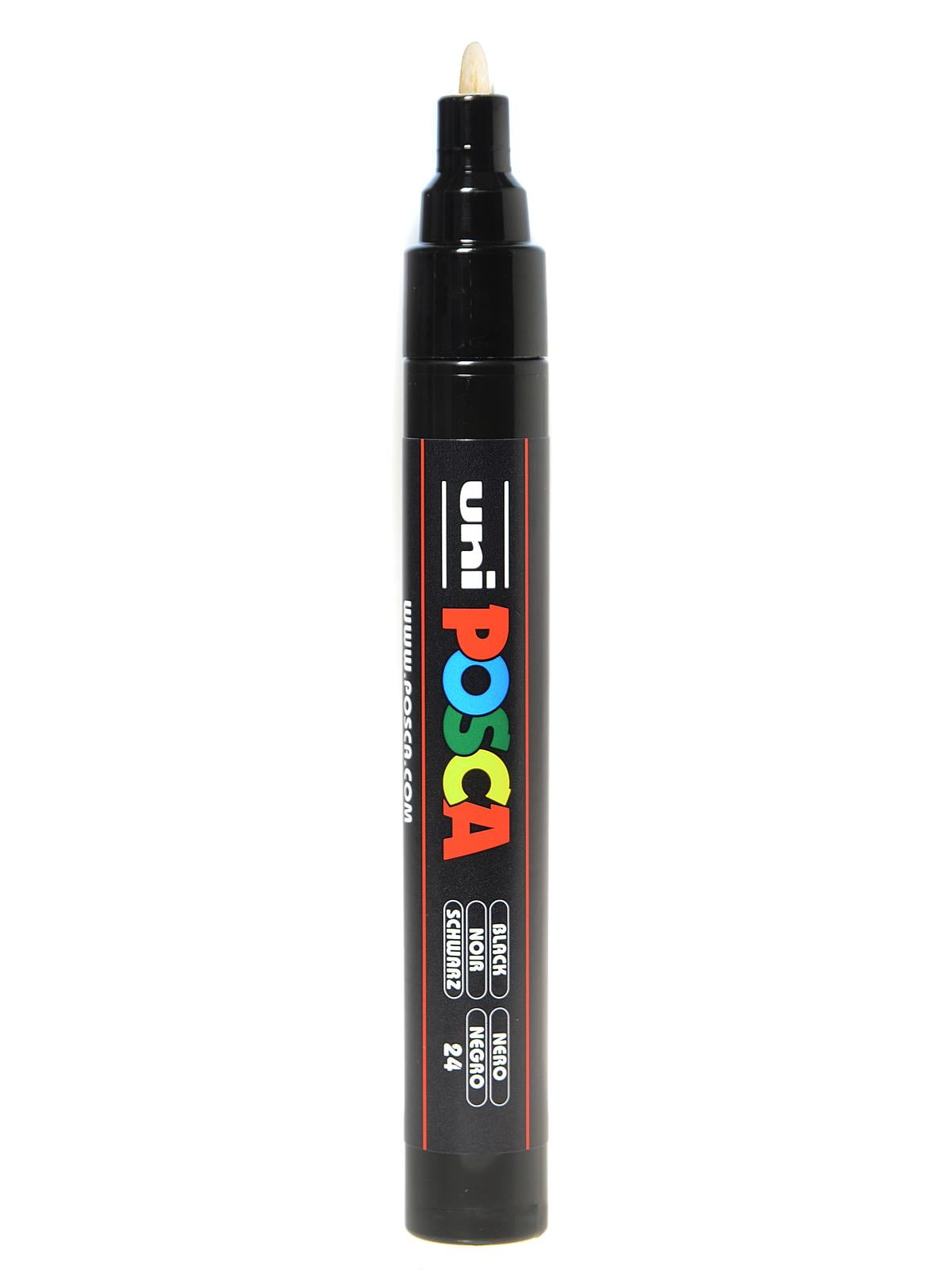 Paint Markers PC-5M, medium, black (pack of 12)