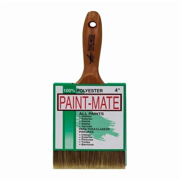 Paint Mate 4 in. Angle Polyester Paint Brush - Case of 12