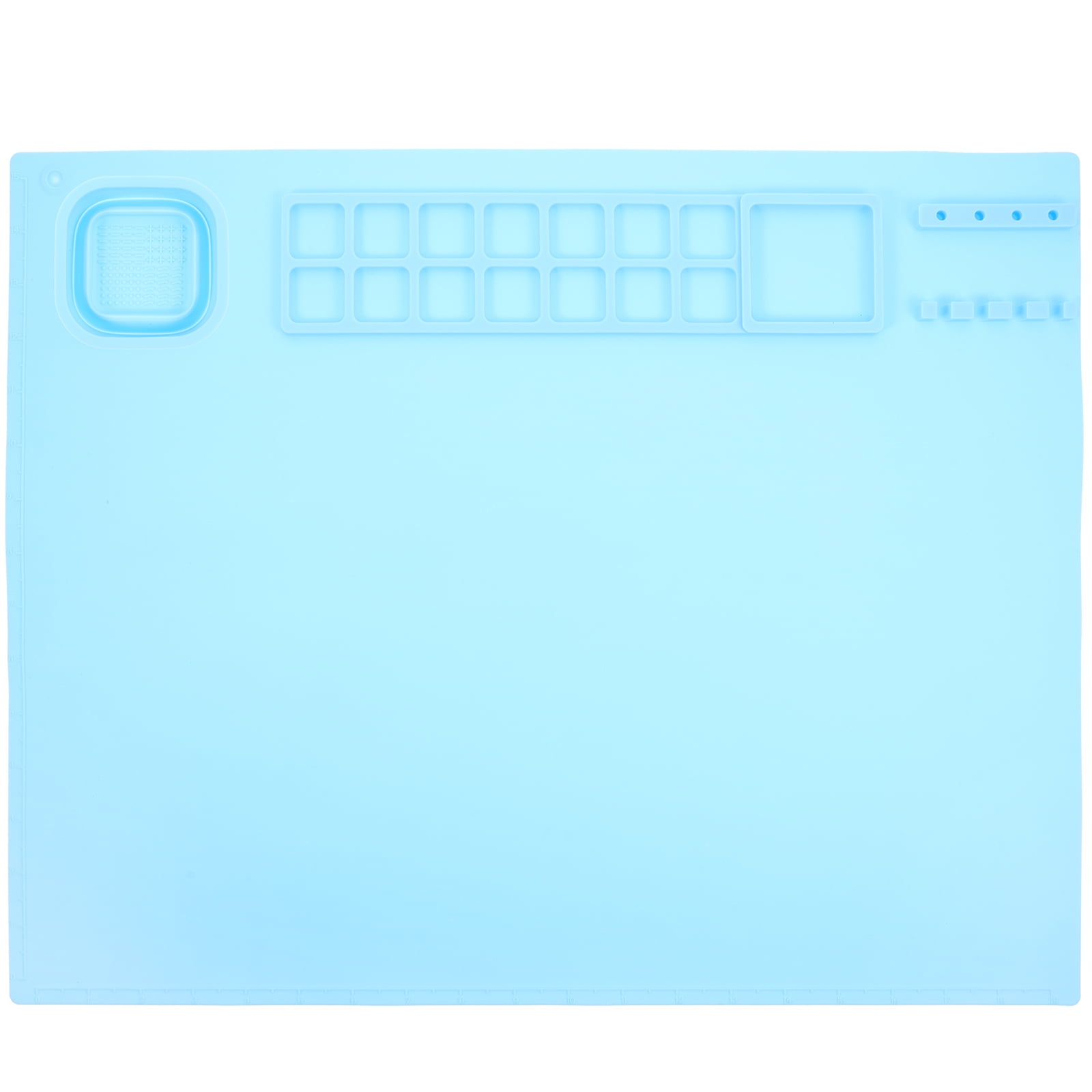 Paint Mixing Board Gouache Palette Kids Drawing Pad Silicone Painting