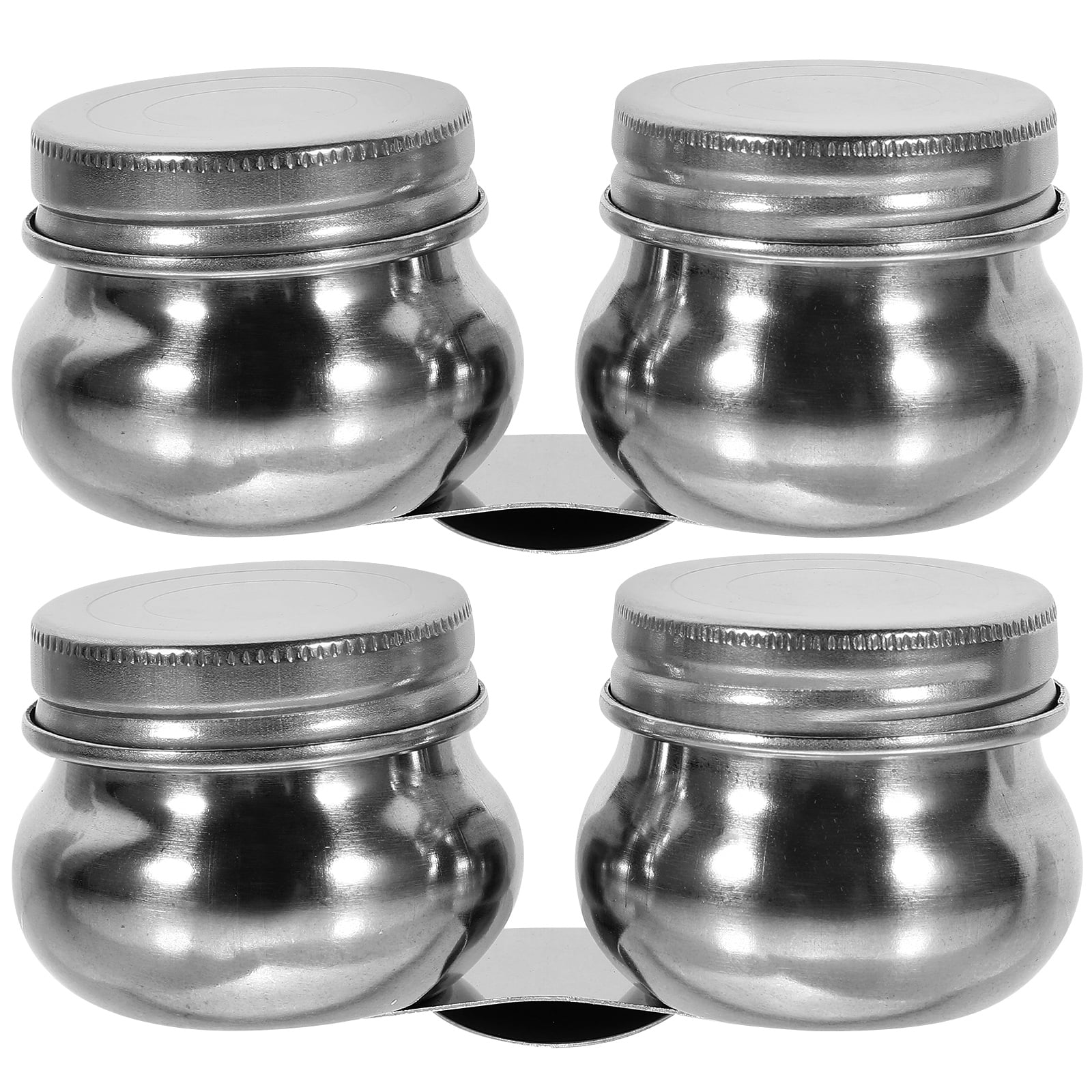 Paint Mixing Pot Palette Cup with Lid Stainless Steel Palettes Oil