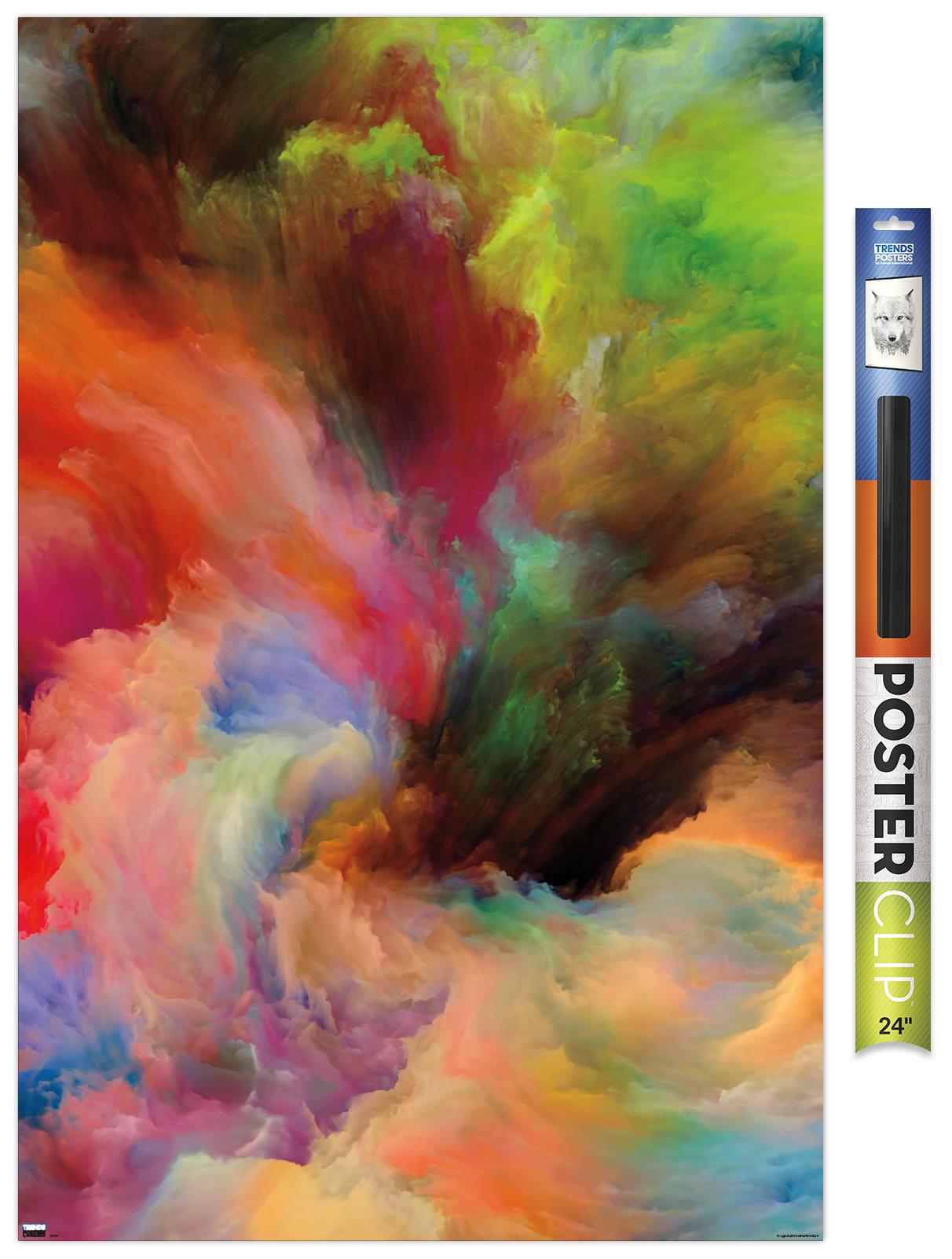 Paint Motion Imagination Wall Poster, 22.375" x 34"