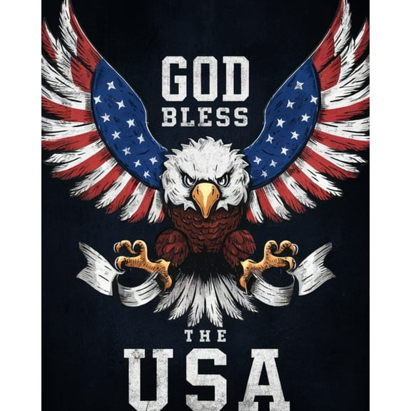 Paint by Number for Adults - Eagle Guardian, American Blessing - Acrylic Easy Paint by Numbers for Adults Beginner DIY Painting by Numbers for Gift Home Wall Decor 16"W x 20"L-