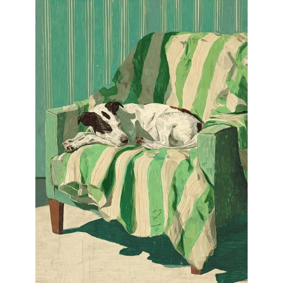 Paint by Numbers Adult DIY Hand Painted Afternoon rest Oil Painting Canvas Kits with Brush and Acrylic Gifts and Home Decoration Without Frame 40 x 50 cm