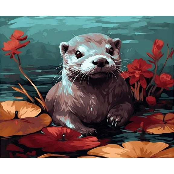 Paint by Numbers for Adults - Colorful Sloth - Acrylic Easy Paint by Numbers for Adults Beginner DIY Painting by Numbers for Gift Home Wall Decor 16”W x 20”L-