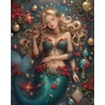 thumbnail image 1 of Paint by Numbers for Adults Kids Beginner Christmas Mermaid's Dream DIY Acrylic Painting by Numbers Kits with Brushes Acrylic Pigment Home Decoration Gifts 16 x 20 inch, 1 of 5
