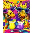 thumbnail image 1 of Paint by Numbers for Adults Kids Beginner Colorful Giraffe Party DIY Acrylic Painting by Numbers Kits with Brushes Acrylic Pigment Home Decoration Gifts 16 x 20 inch, 1 of 5