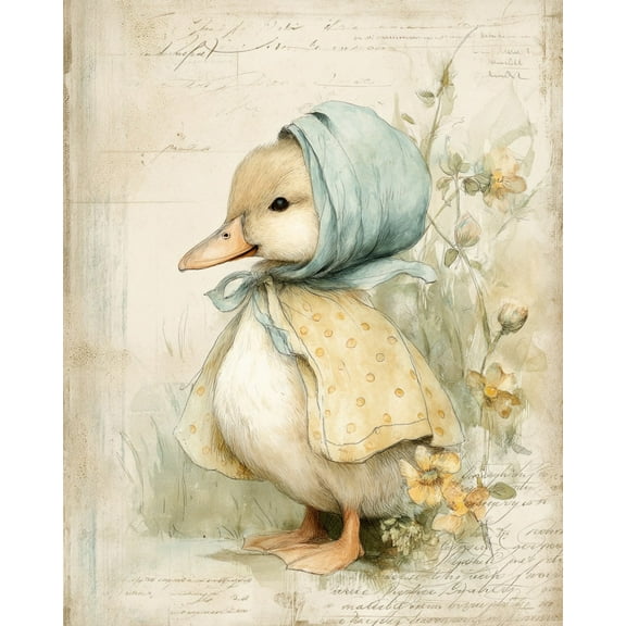 Paint by Numbers for Adults Kids Beginner Duckling's Pastoral Dream DIY Acrylic Painting by Numbers Kits with Brushes Acrylic Pigment Home Decoration Gifts 16 x 20 inch