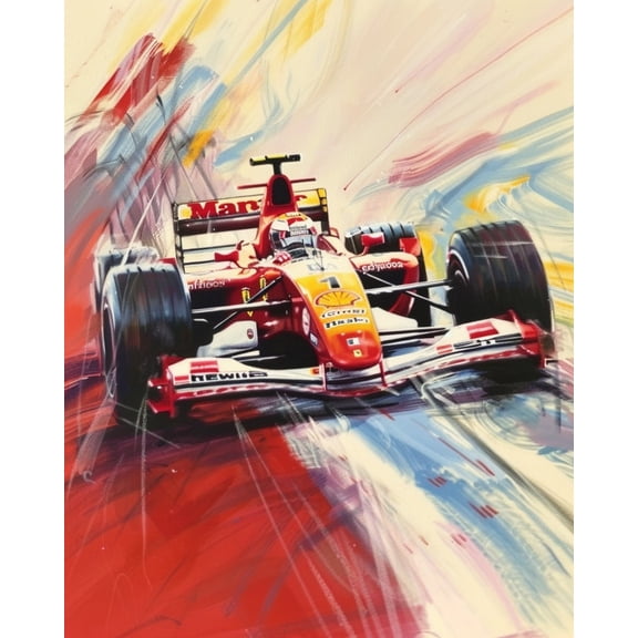 Paint by Numbers for Adults Kids Beginner Fast and Furious DIY Acrylic Painting by Numbers Kits with Brushes Acrylic Pigment Home Decoration Gifts 16 x 20 inch