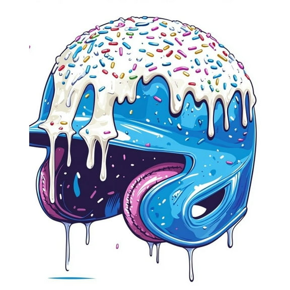 Paint by Numbers for Adults Kids Beginner Icing Baseball Cap DIY Acrylic Painting by Numbers Kits with Brushes Acrylic Pigment Home Decoration Gifts 16 x 20 inch