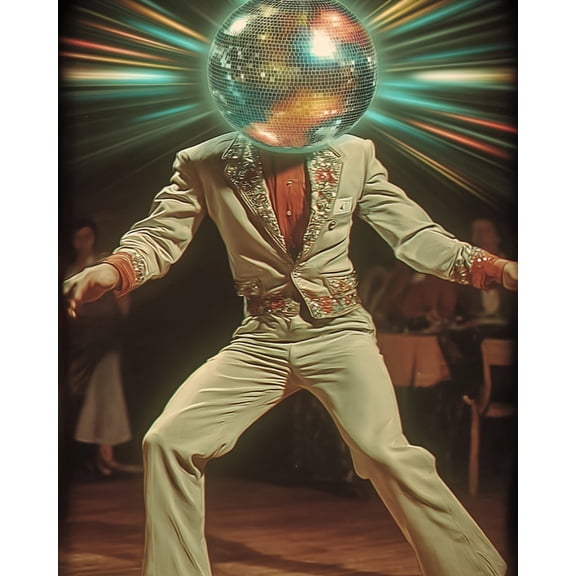 Paint by Numbers for Adults Kids Beginner Mirror Ball Dancer DIY Acrylic Painting by Numbers Kits with Brushes Acrylic Pigment Home Decoration Gifts 16 x 20 inch