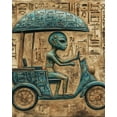 thumbnail image 1 of Paint by Numbers for Adults Kids Beginner Pharaoh's Blue Car DIY Acrylic Painting by Numbers Kits with Brushes Acrylic Pigment Home Decoration Gifts 16 x 20 inch, 1 of 5