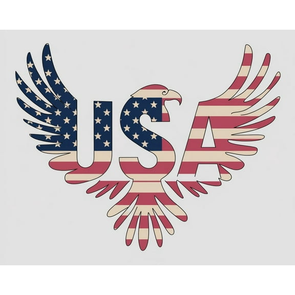 Paint by Numbers for Adults -Star-Spangled Eagle 1- Acrylic Easy Paint by Numbers for Adults Beginner DIY Painting by Numbers for Gift Home Wall Decor 16”W x 20”L-