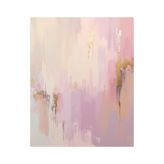 Paint by Numbers Kit for Adults, Abstract Pastel Brushstrokes Gold Accents Paint by Numbers, Easy Paint by Numbers Kit for Adults Beginner, DIY Adult Paint by Number Kits on Canvas, Home Decor
