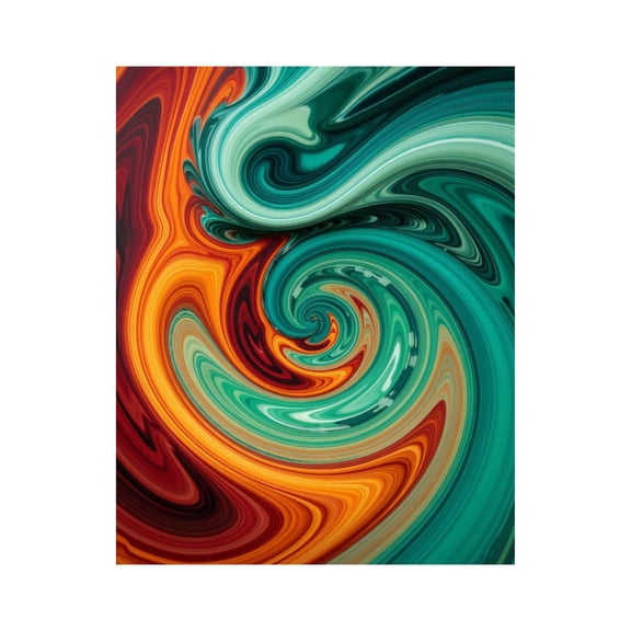 Paint by Numbers Kit for Adults, Abstract Swirling Colors Dynamic Vortex Paint by Numbers, Easy Paint by Numbers Kit for Adults Beginner, DIY Adult Paint by Number Kits on Canvas, 12x16in Home Decor