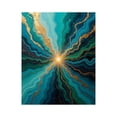 thumbnail image 1 of Paint by Numbers Kit for Adults, Abstract Teal Gold Radiant Burst Paint by Numbers, Easy Paint by Numbers Kit for Adults Beginner, DIY Adult Paint by Number Kits on Canvas, Home Decor, 1 of 7