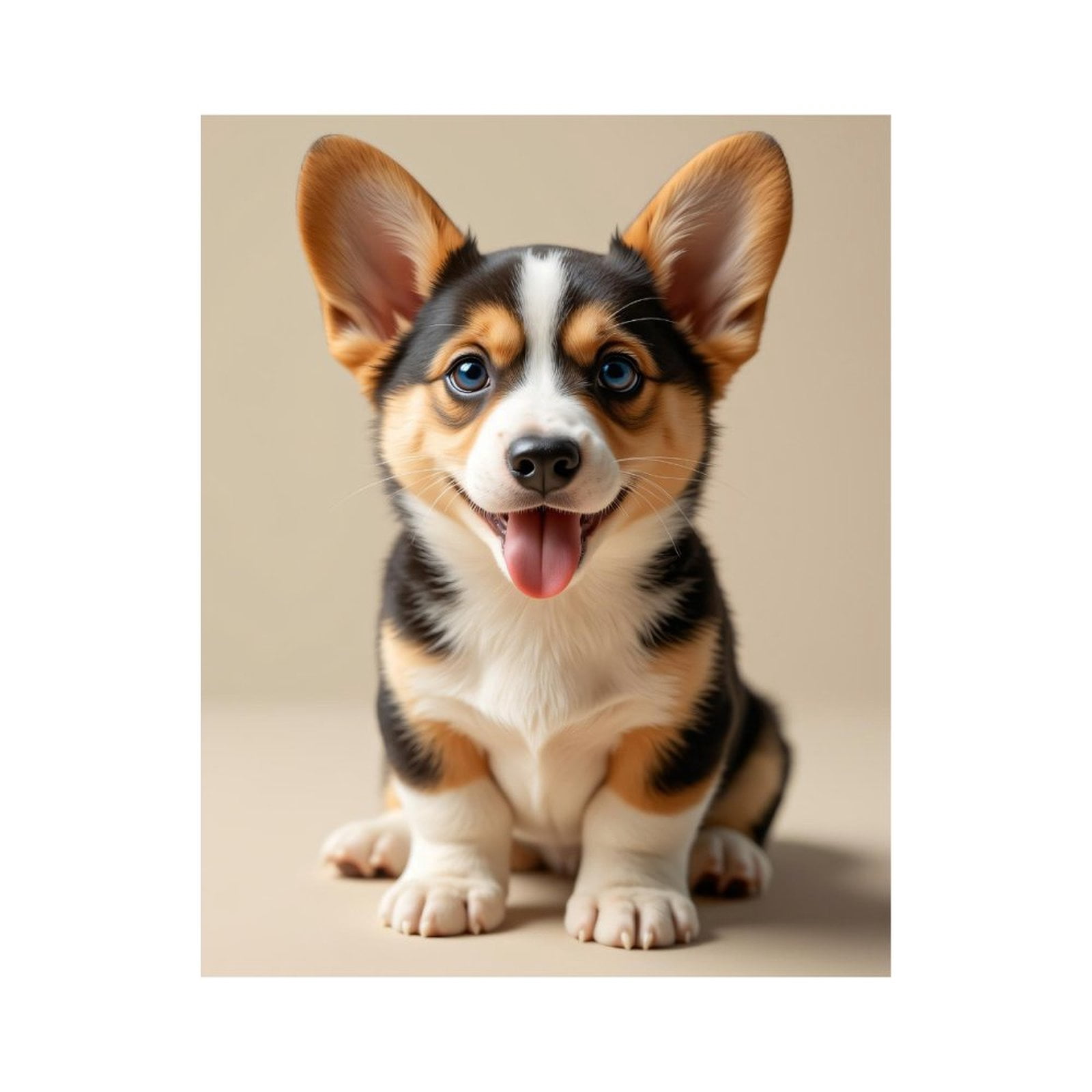 Paint by Numbers Kit for Adults, Adorable Corgi Puppy Portrait Paint by ...
