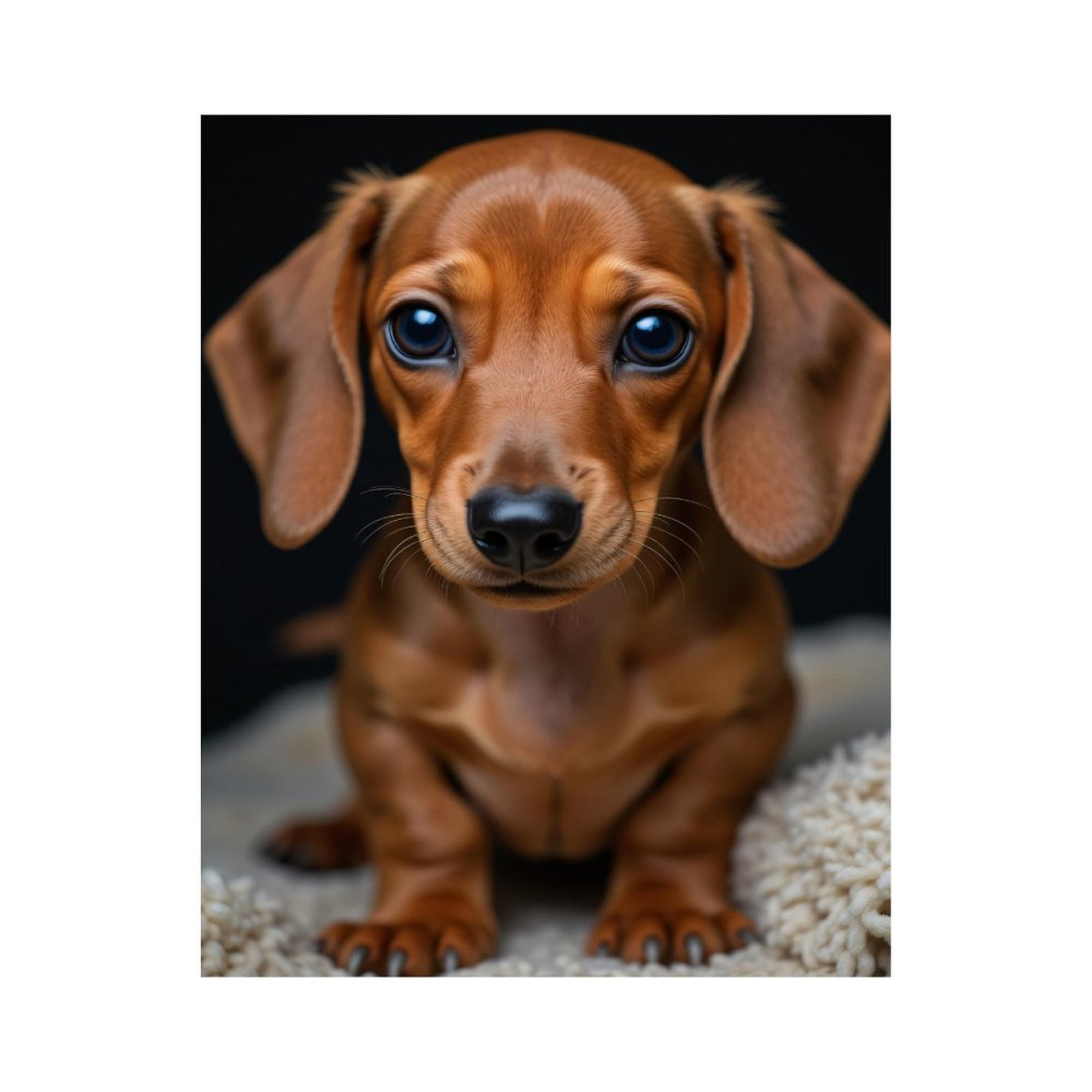 Paint by Numbers Kit for Adults, Adorable Dachshund Puppy Portrait Paint by Numbers, Easy Paint by Numbers Kit for Adults Beginner, DIY Adult Paint by Number Kits on Canvas, Home Decor