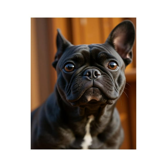 Paint by Numbers Kit for Adults, Adorable French Bulldog Portrait Paint by Numbers, Easy Paint by Numbers Kit for Adults Beginner, DIY Adult Paint by Number Kits on Canvas, Home Decor 12x16in