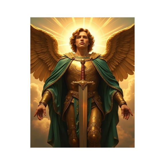 Paint by Numbers Kit for Adults, Angel Golden Armor Radiant Wings Paint by Numbers, Easy Paint by Numbers Kit for Adults Beginner, DIY Adult Paint by Number Kits on Canvas, Home Decor 12x16in