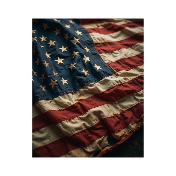 Paint by Numbers Kit for Adults, Antique Stars And Stripes Fabric Paint by Numbers, Easy Paint by Numbers Kit for Adults Beginner, DIY Adult Paint by Number Kits on Canvas, 12x16in Home Decor