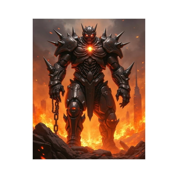 Paint by Numbers Kit for Adults, Apocalyptic Armored Warrior Paint by Numbers, Easy Paint by Numbers Kit for Adults Beginner, DIY Adult Paint by Number Kits on Canvas, Home Decor 12x16in