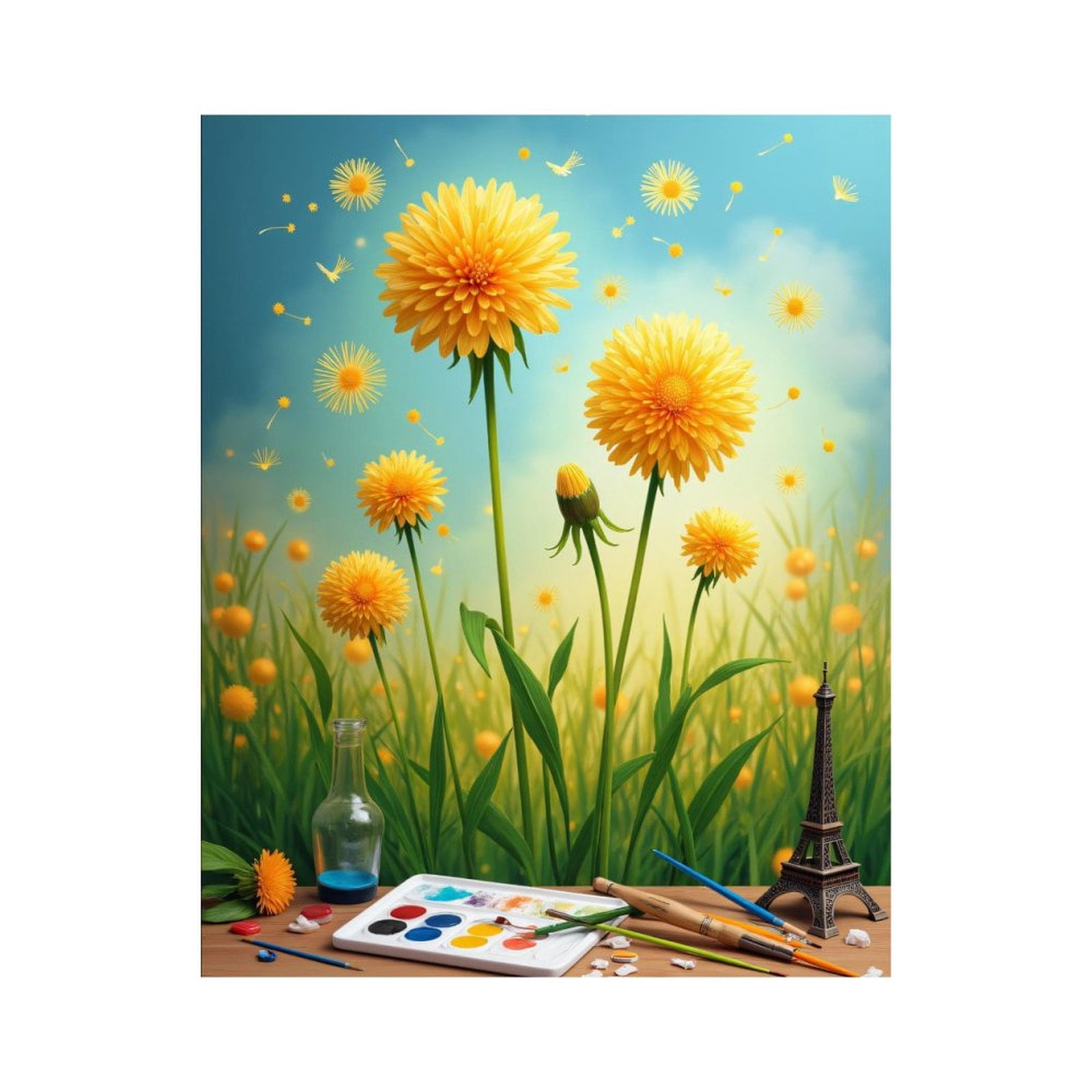 Paint by Numbers Kit for Adults, Artistic Nature Painting Creativity Scene Paint by Numbers, Easy Paint by Numbers Kit for Adults Beginner, DIY Adult Paint by Number Kits on Canvas, Home Decor