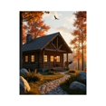 thumbnail image 1 of Paint by Numbers Kit for Adults, Autumn Cabin Sunset Pathway Bird Paint by Numbers, Easy Paint by Numbers Kit for Adults Beginner, DIY Adult Paint by Number Kits on Canvas, Home Decor, 1 of 7