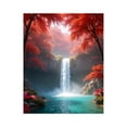thumbnail image 1 of Paint by Numbers Kit for Adults, Autumn Waterfall Serenity Scene Paint by Numbers, Easy Paint by Numbers Kit for Adults Beginner, DIY Adult Paint by Number Kits on Canvas, Home Decor, 1 of 7