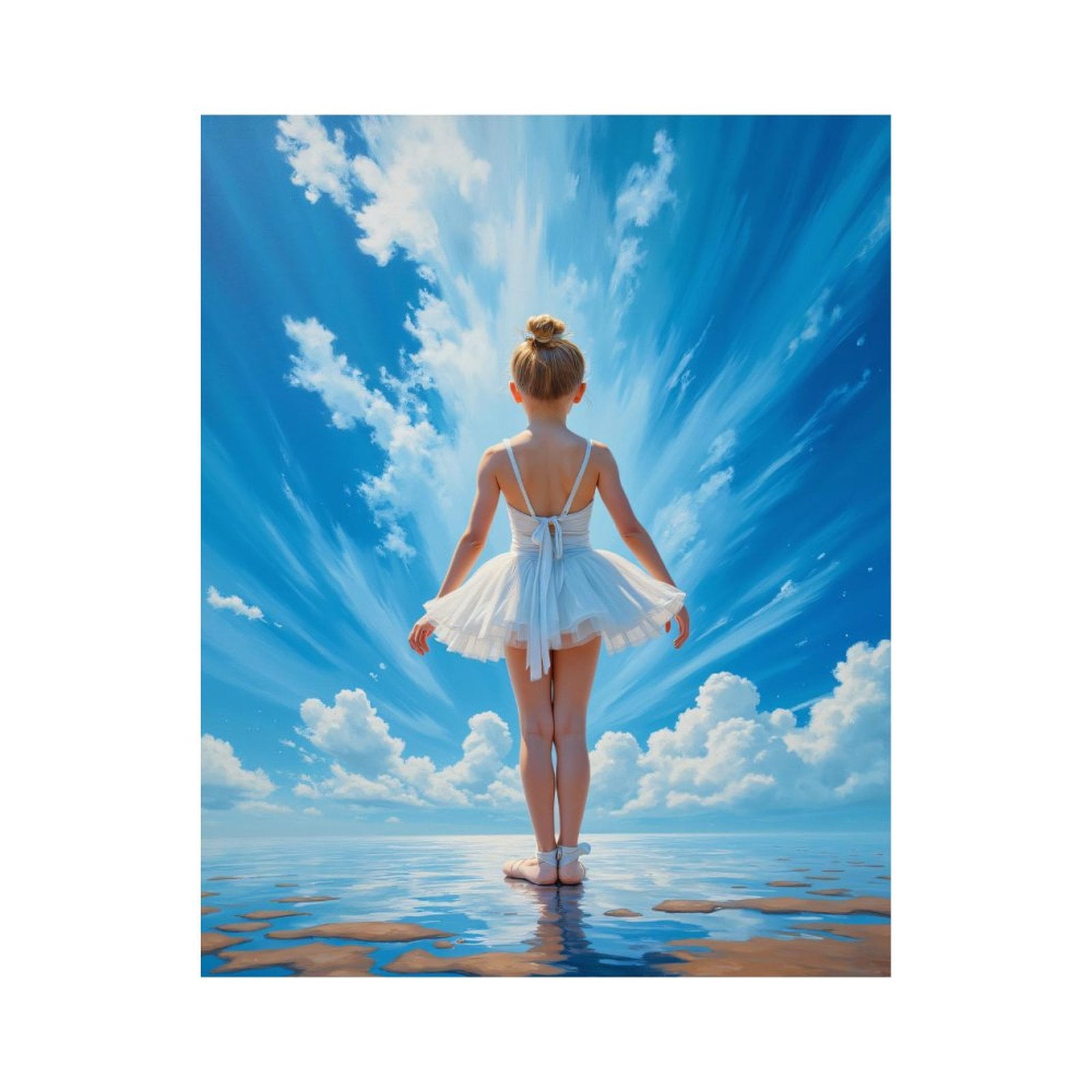 Paint by Numbers Kit for Adults, Ballerina Dream Skies Paint by Numbers, Easy Paint by Numbers Kit for Adults Beginner, DIY Adult Paint by Number Kits on Canvas, Home Decor