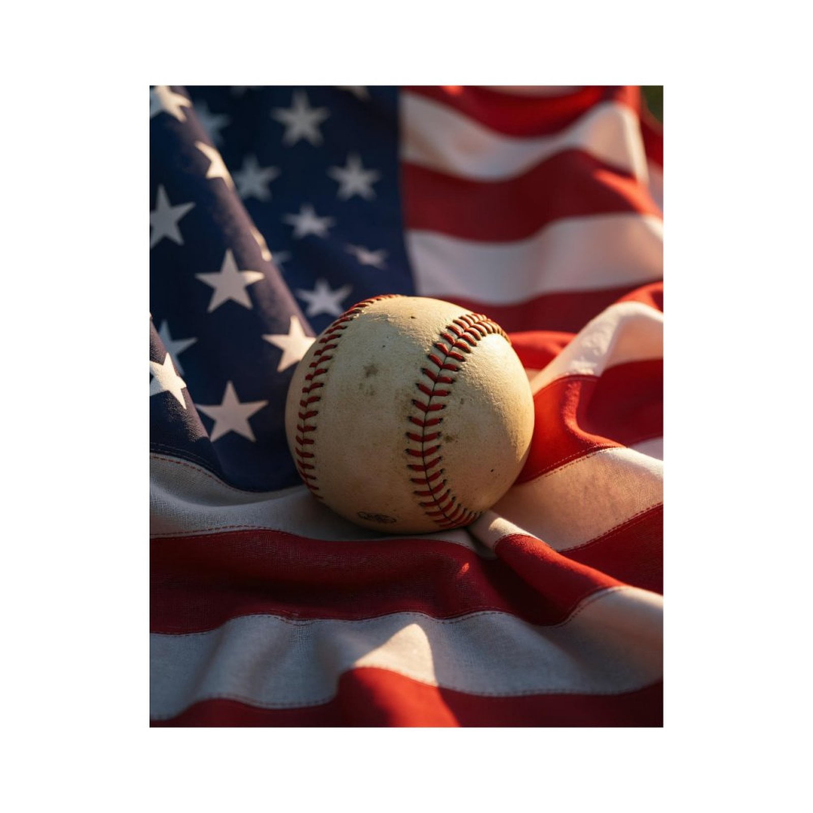 Paint by Numbers Kit for Adults, Baseball American Flag Display Paint by Numbers, Easy Paint by Numbers Kit for Adults Beginner, DIY Adult Paint by Number Kits on Canvas, Home Decor