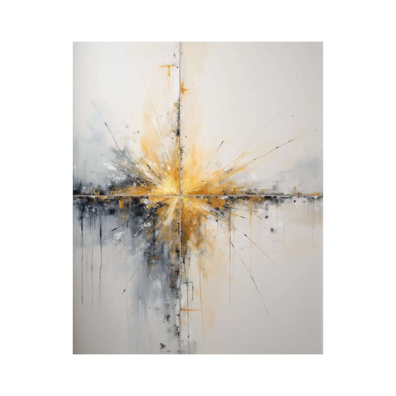 Paint By Numbers Kit for Adults Beginner - Abstract Explosion Burst Art Painting DIY Canvas Painting Kits for Adults, Frameless Paint By Number for Adults for Home Wall Decor 16x20 Inch