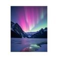 thumbnail image 1 of Paint By Numbers Kit for Adults Beginner - Aurora Mountains Pink Sky Reflection DIY Canvas Painting Kits for Adults, Frameless Paint By Number for Adults for Home Wall Decor 16x20 Inch, 1 of 7
