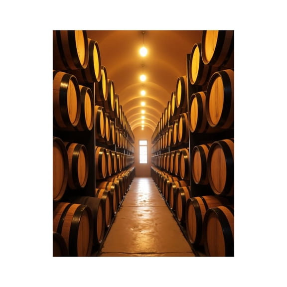 Paint By Numbers Kit for Adults Beginner - Barrel Cellar Wooden Storage Rows DIY Canvas Painting Kits for Adults, Frameless Paint By Number for Adults for Home Wall Decor 16x20 Inch