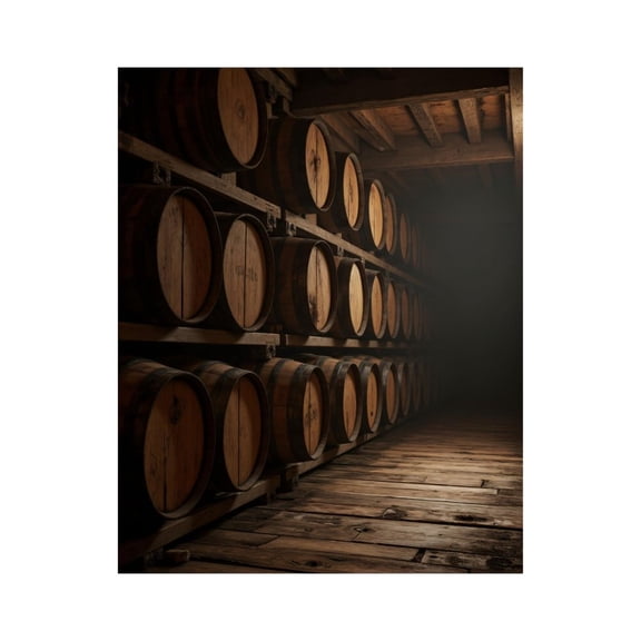 Paint By Numbers Kit for Adults Beginner - Barrel Storage Wooden Cellar DIY Canvas Painting Kits for Adults, Frameless Paint By Number for Adults for Home Wall Decor 16x20 Inch