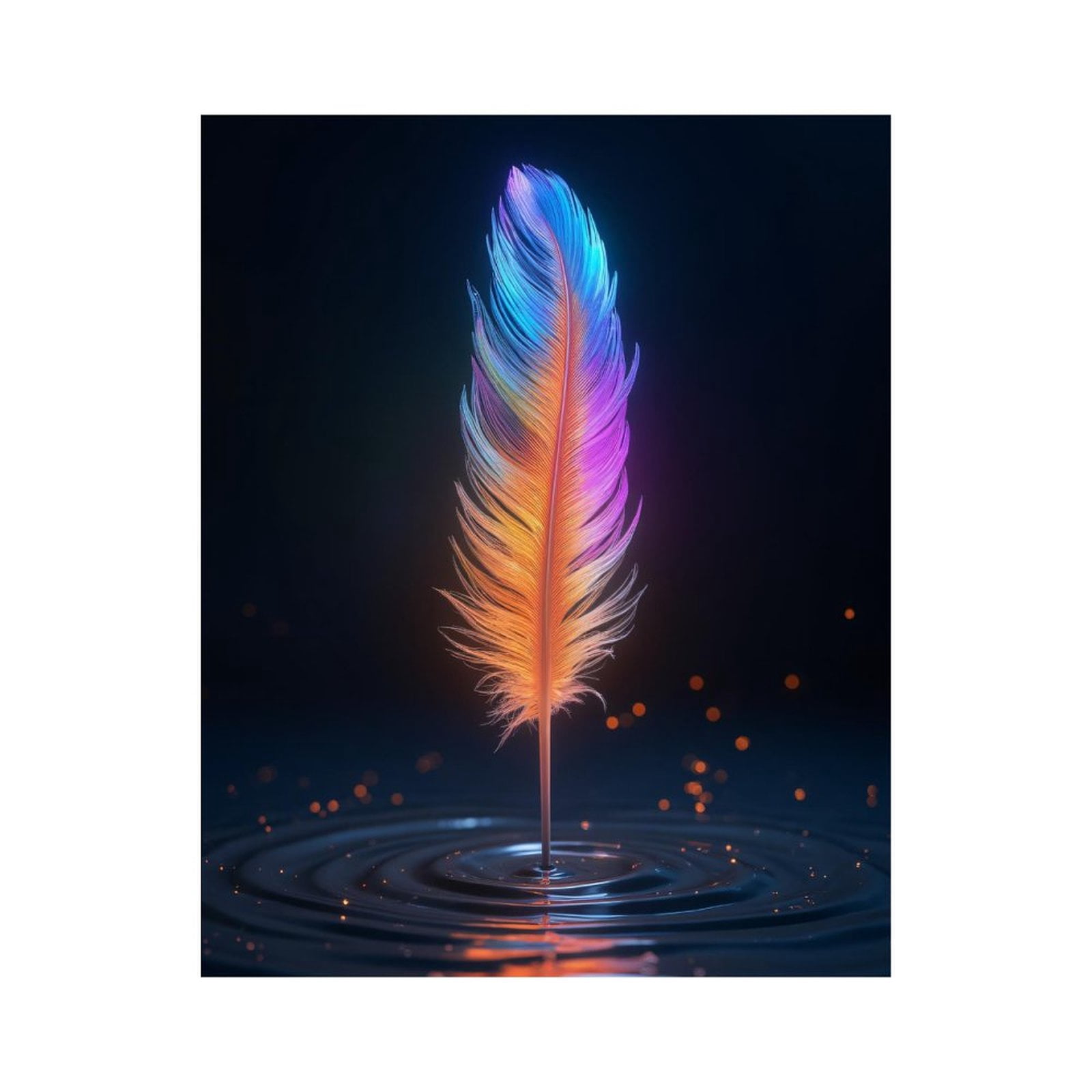 Paint By Numbers Kit for Adults Beginner - Colorful Feather Floating ...