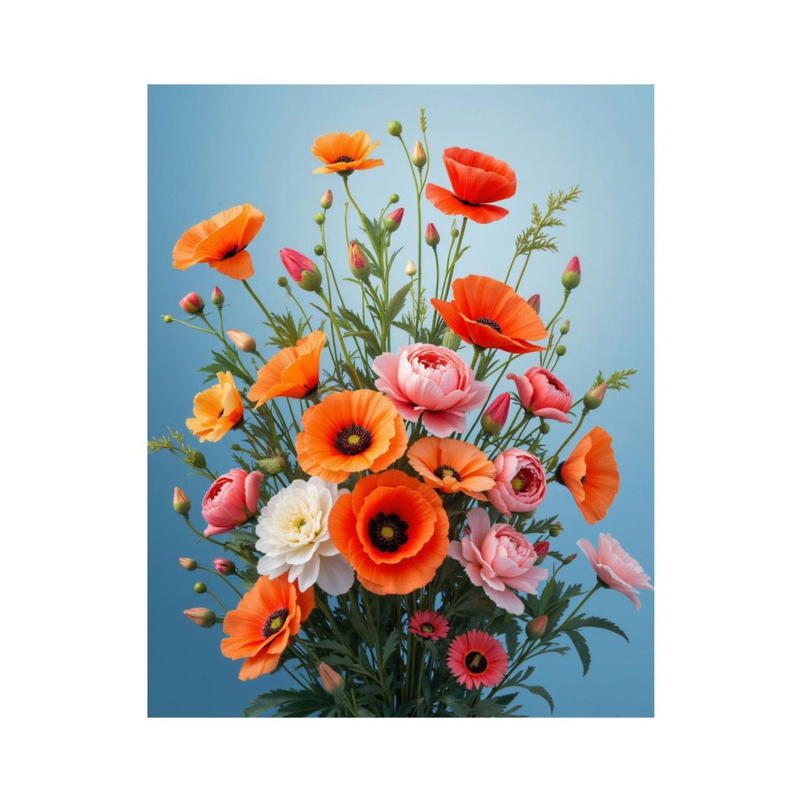 Paint By Numbers Kit for Adults Beginner - Colorful Floral Bouquet ...