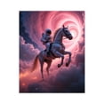 thumbnail image 1 of Paint By Numbers Kit for Adults Beginner - DIY Astronaut Riding Horse Swirl Canvas Painting Kits for Adults, Frameless Paint By Number for Adults for Home Wall Decor 16x20 Inch, 1 of 7
