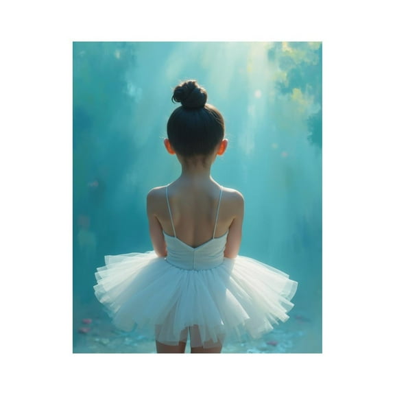 Paint By Numbers Kit for Adults Beginner - DIY Ballet Dancer In Sunlit Scene Canvas Painting Kits for Adults, Frameless Paint By Number for Adults for Home Wall Decor 16x20 Inch