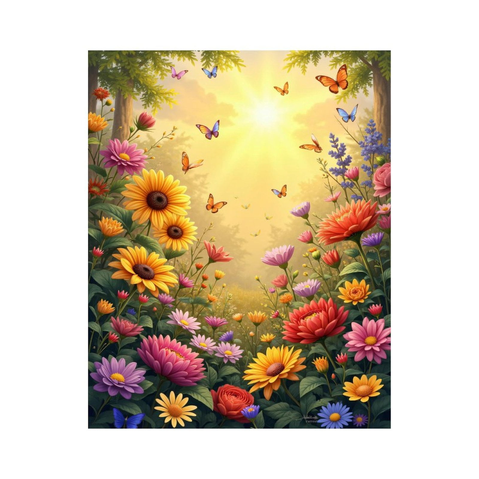 Paint By Numbers Kit for Adults Beginner - DIY Butterflies In Colorful ...