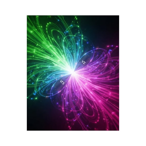 Paint By Numbers Kit for Adults Beginner - DIY Colorful Abstract Light Flow Canvas Painting Kits for Adults, Frameless Paint By Number for Adults for Home Wall Decor 16x20 Inch