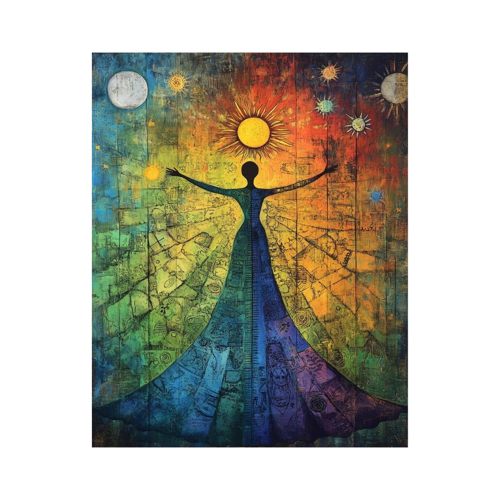 Paint By Numbers Kit for Adults Beginner - DIY Colorful Cosmic ...