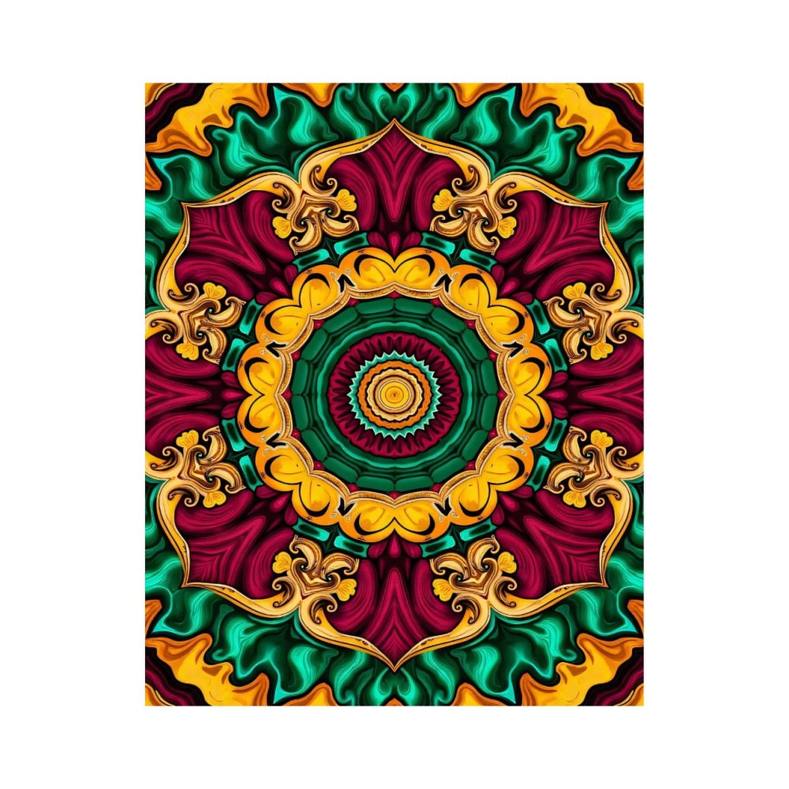Paint By Numbers Kit for Adults Beginner - DIY Colorful Mandala Design Art Canvas Painting Kits for Adults, Frameless Paint By Number for Adults for Home Wall Decor 16x20 Inch