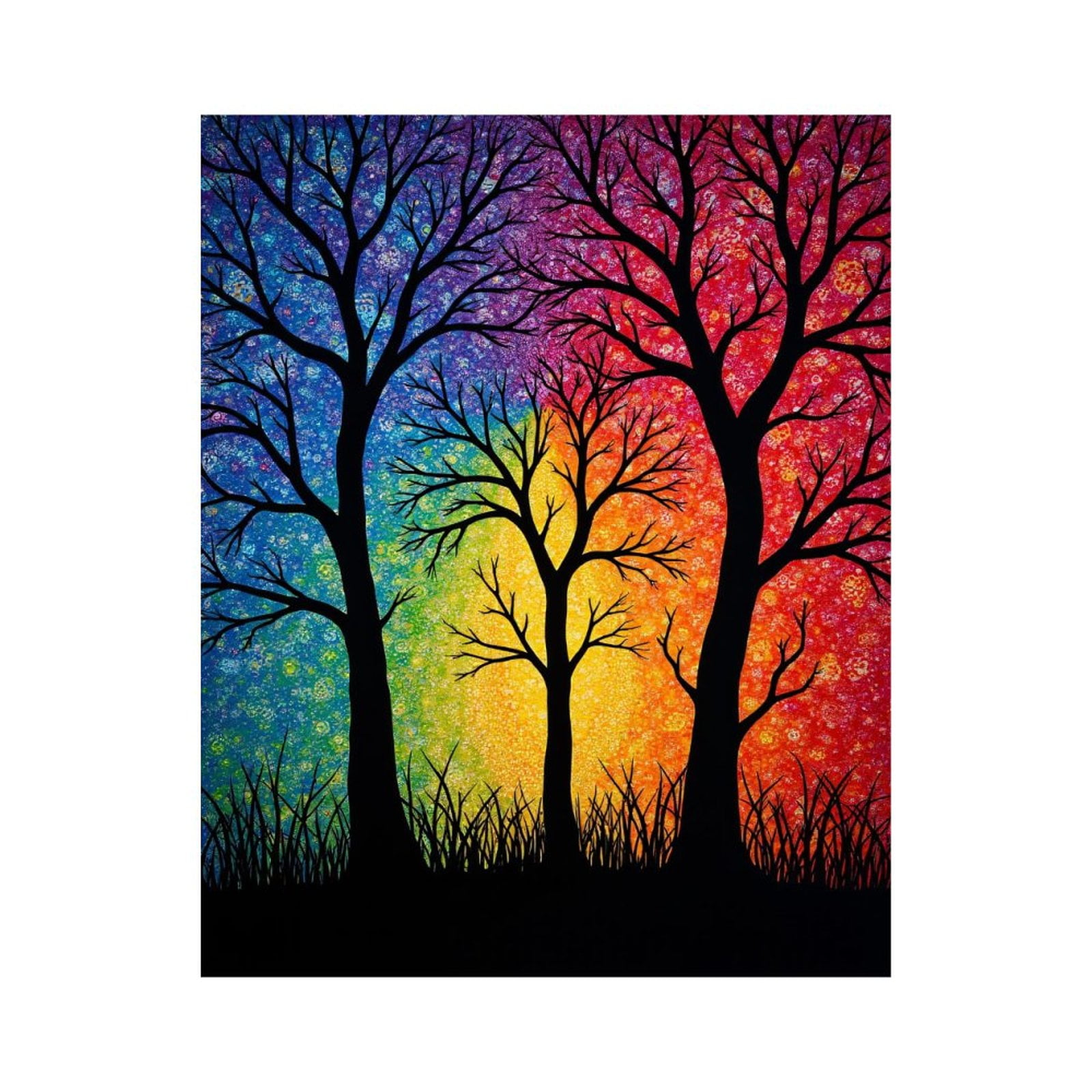 Paint By Numbers Kit for Adults Beginner - DIY Colorful Silhouette ...