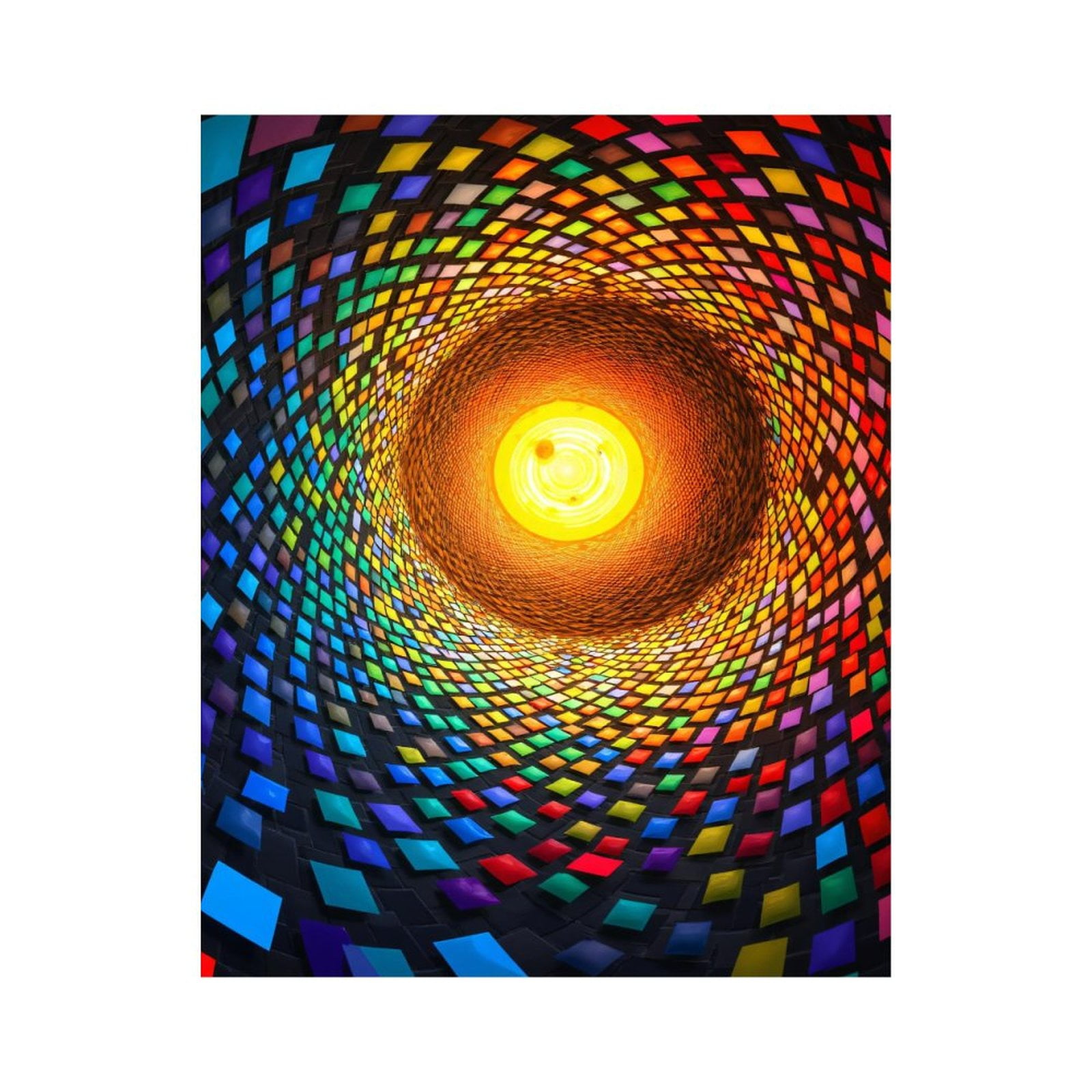 Paint By Numbers Kit for Adults Beginner - DIY Colorful Spiral Abstract Art Canvas Painting Kits for Adults, Frameless Paint By Number for Adults for Home Wall Decor 16x20 Inch