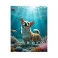 thumbnail image 1 of Paint By Numbers Kit for Adults Beginner - DIY Cute Corgi Underwater Adventure Canvas Painting Kits for Adults, Frameless Paint By Number for Adults for Home Wall Decor 16x20 Inch, 1 of 7