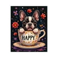 thumbnail image 1 of Paint By Numbers Kit for Adults Beginner - DIY Dog In Teacup With Flowers Canvas Painting Kits for Adults, Frameless Paint By Number for Adults for Home Wall Decor 16x20 Inch, 1 of 7