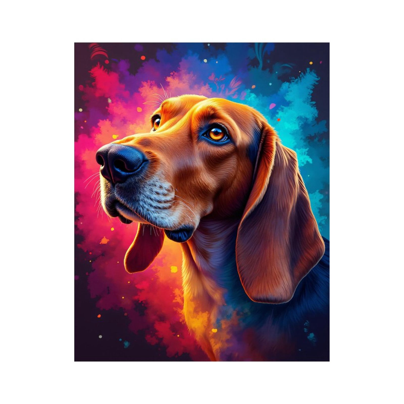 Paint By Numbers Kit for Adults Beginner - DIY Dog Vibrant Colors Portrait Art Canvas Painting Kits for Adults, Frameless Paint By Number for Adults for Home Wall Decor 16x20 Inch